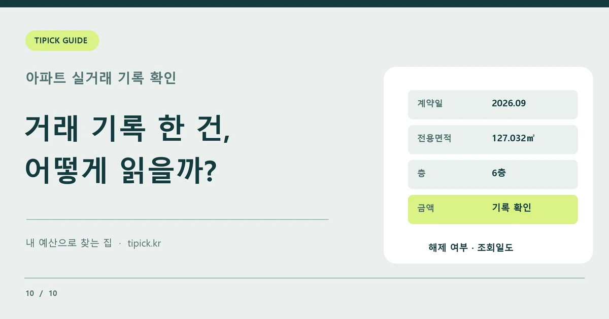 계약일 면적 층 거래금액 해제 여부가 표시된 실거래 자료 카드